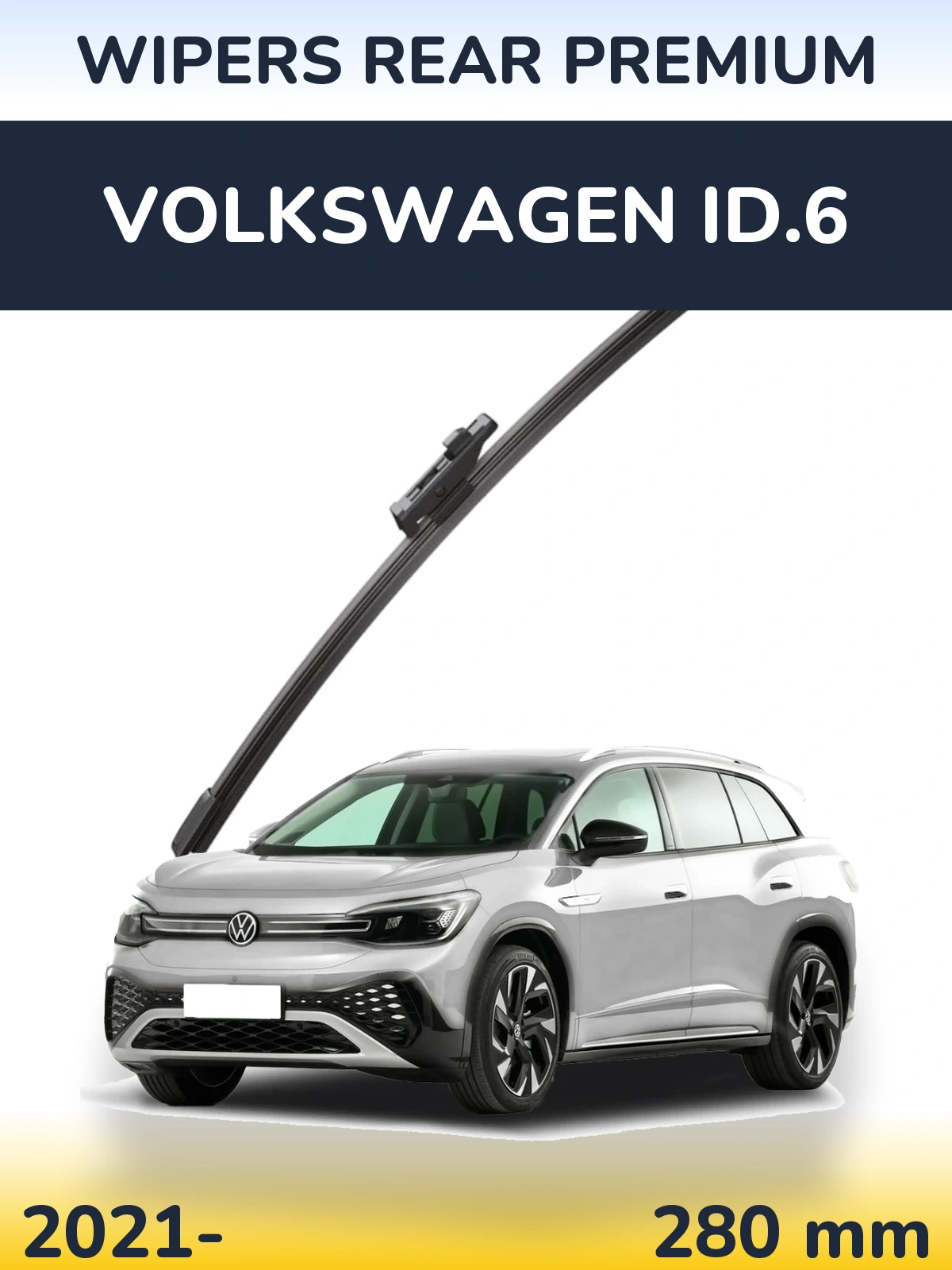 Rear wiper blade WIPERS REAR PREMIUM 280 mm for Volkswagen ID.6 2021-2026