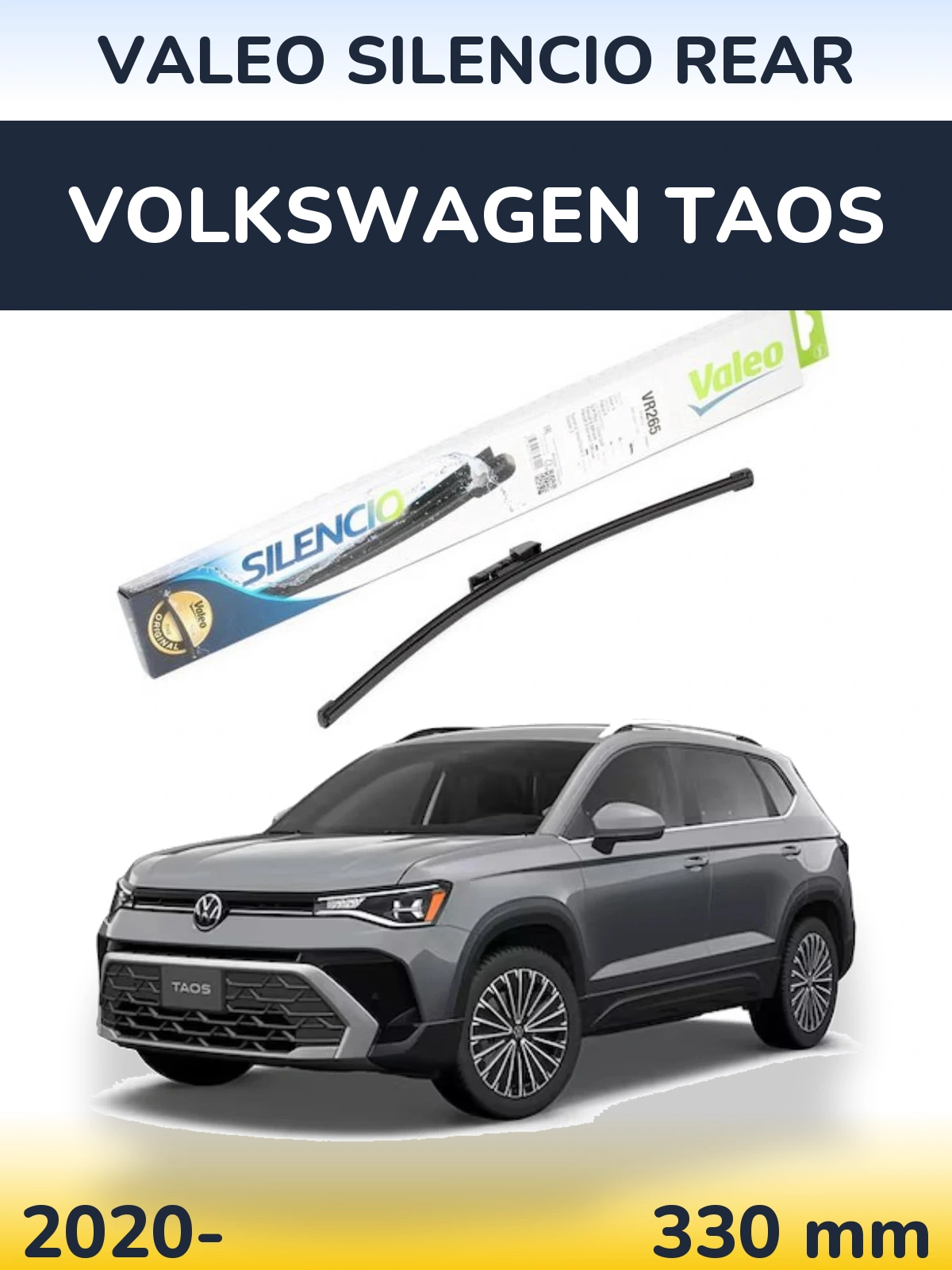 Tylna wycieraczka Valeo Silencio Rear 335 mm do Volkswagen Taos 2020-2026