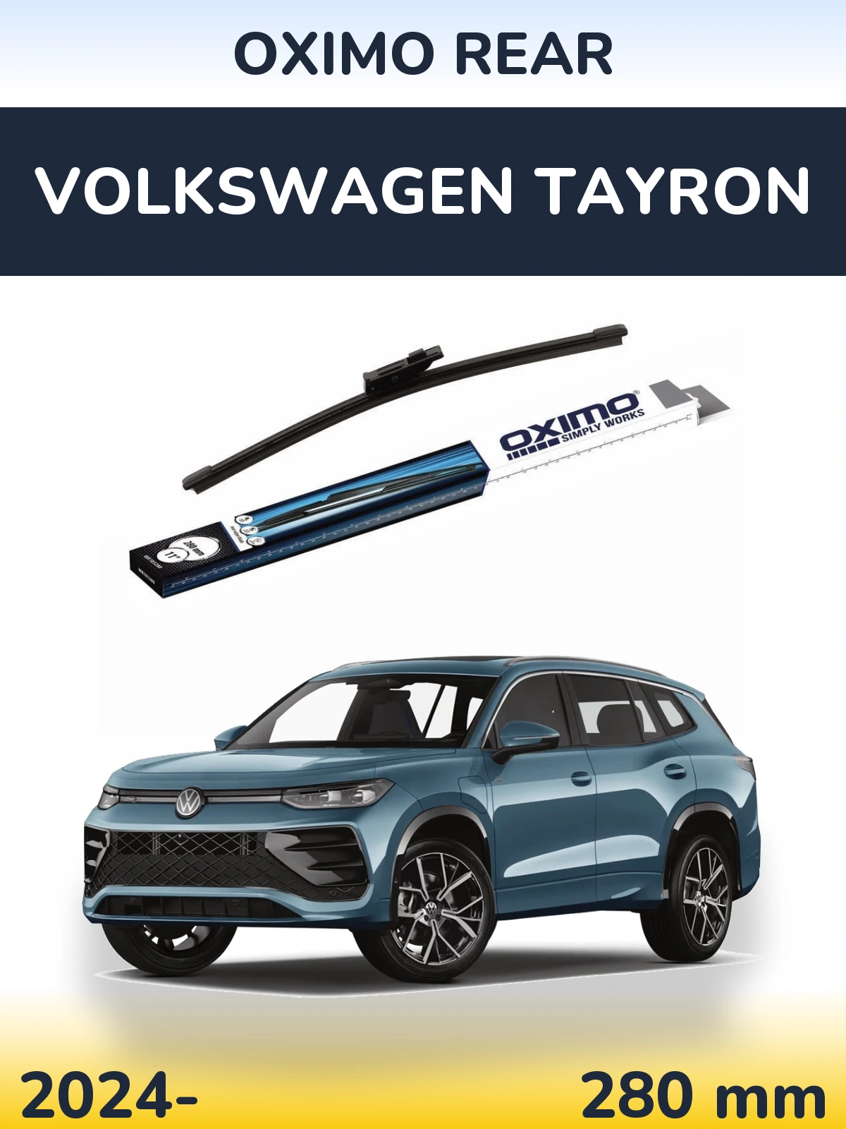 Задня щітка Oximo Rear 280 мм для Volkswagen Tayron 2024-2026