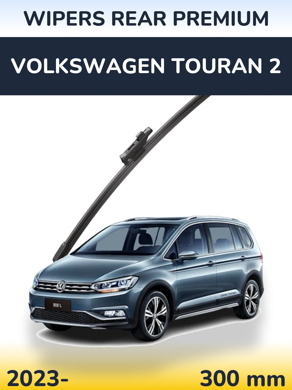 Tylna wycieraczka WIPERS REAR PREMIUM 300 mm do Volkswagen Touran 2 2023-2026