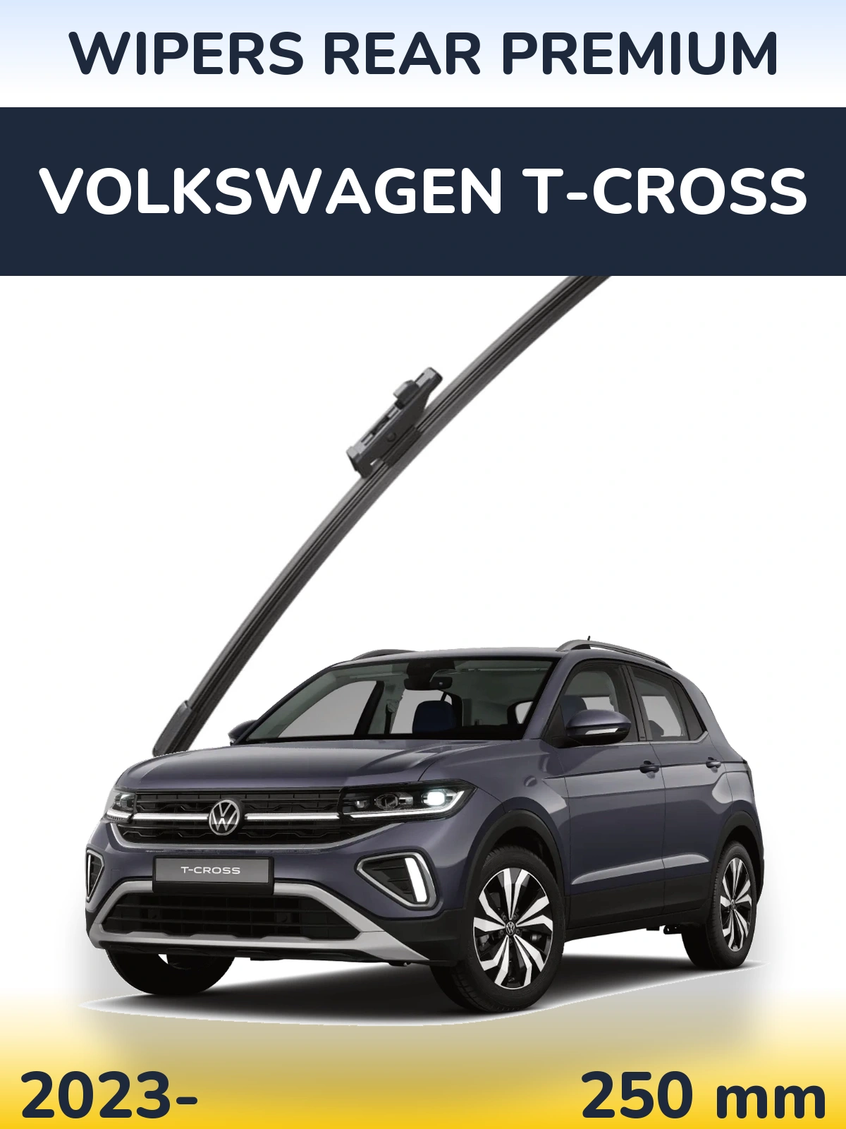 Tylna wycieraczka WIPERS REAR PREMIUM 250 mm do Volkswagen T-Cross 2023-2026