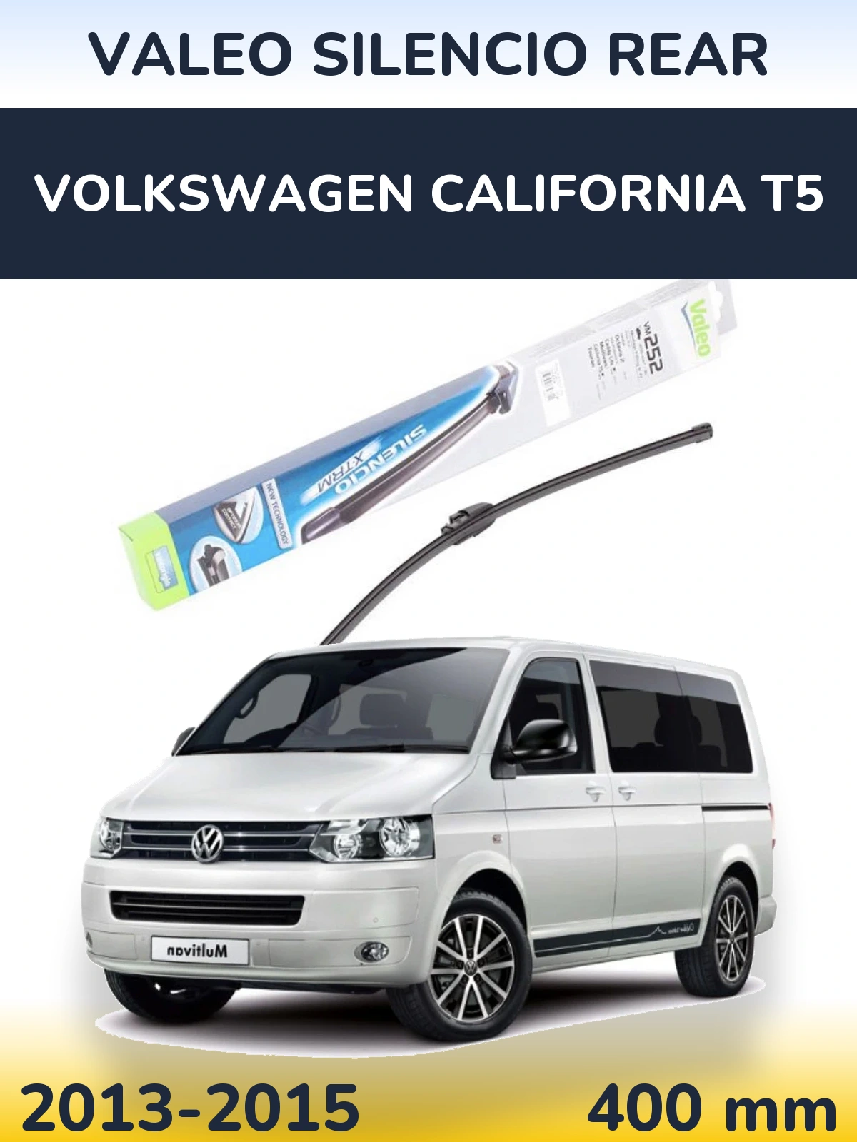 Задний дворник Valeo Silencio Rear 404 мм для Volkswagen California T5 2013-2015