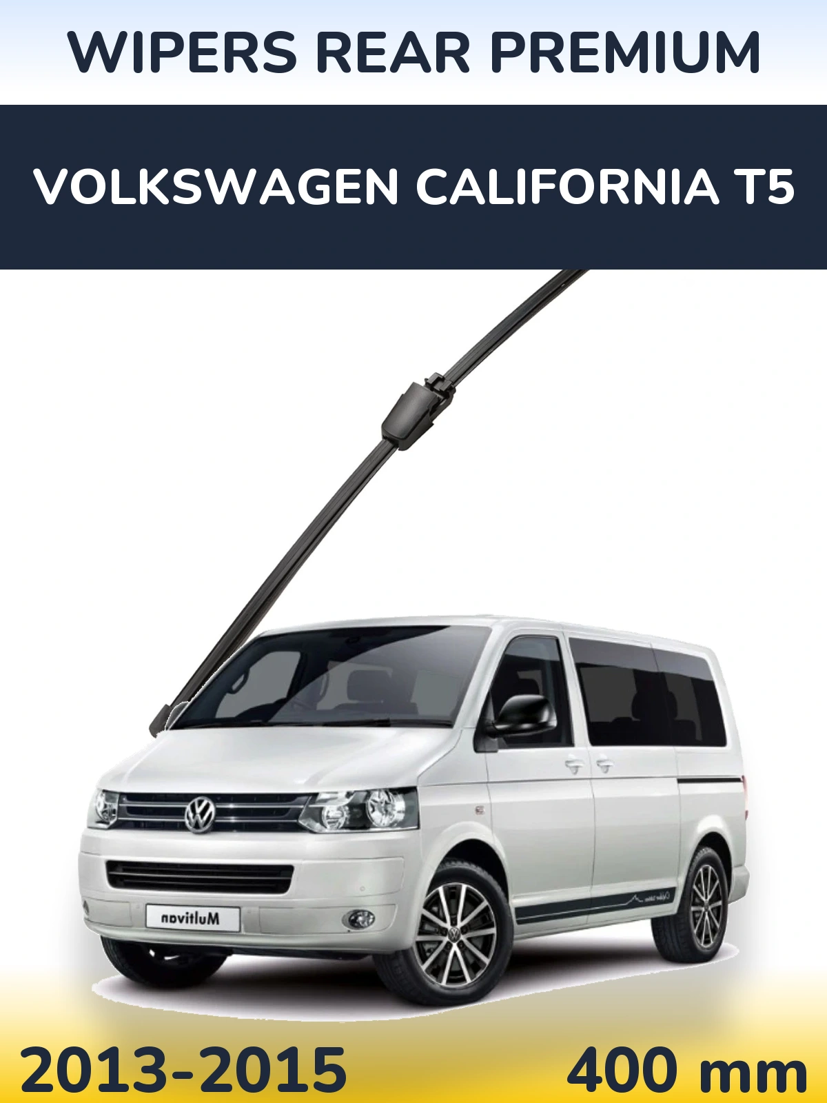 Задний дворник WIPERS REAR PREMIUM 400 мм для Volkswagen California T5 2013-2015