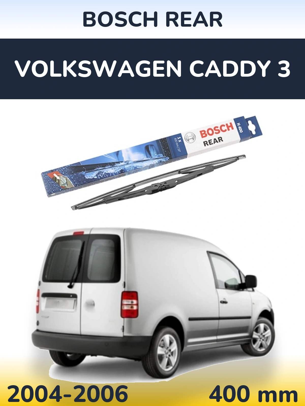 Tylna wycieraczka BOSCH Rear 400 mm do Volkswagen Caddy 3 2004-2006