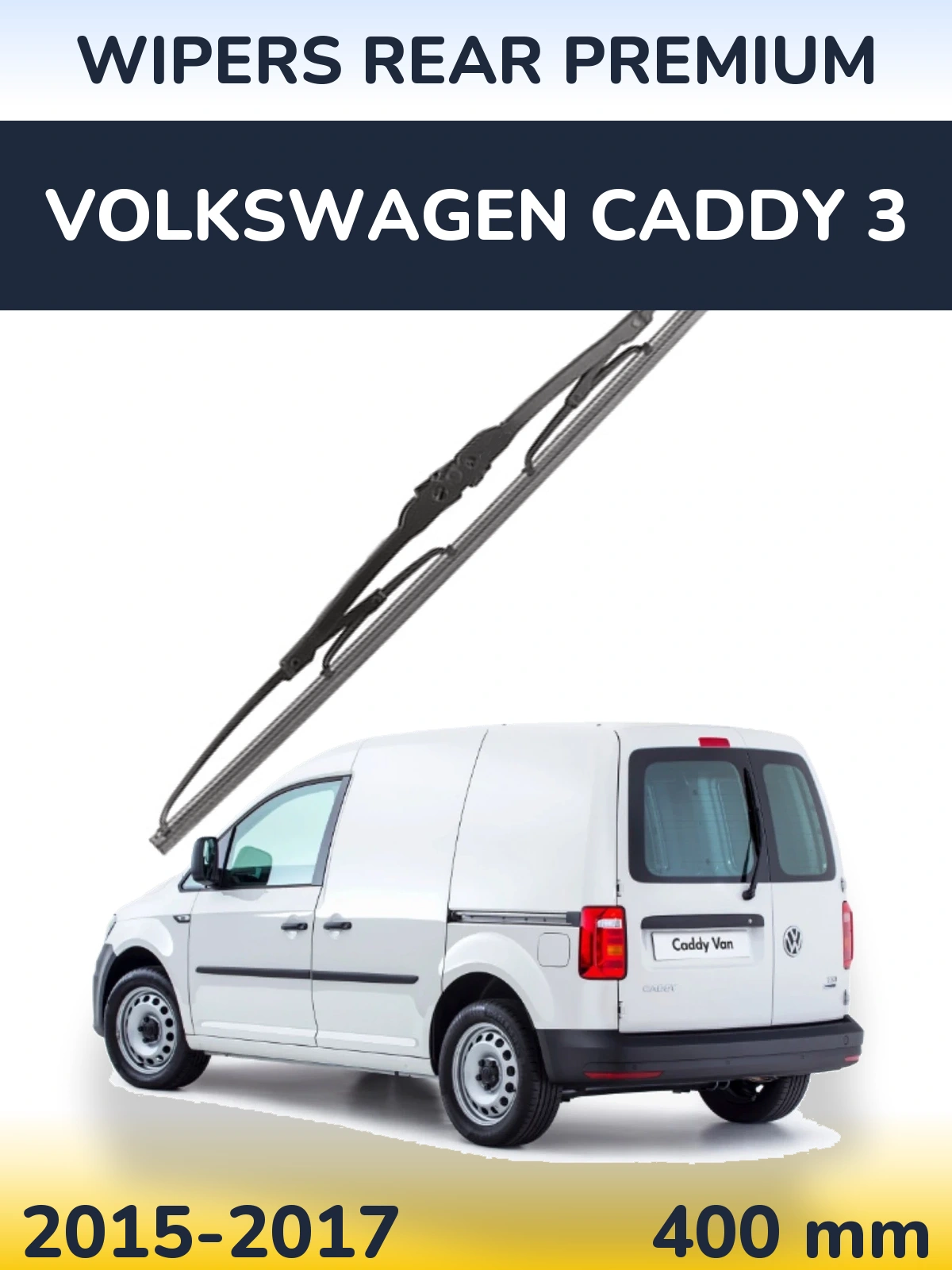 Задня щітка WIPERS REAR PREMIUM 400 мм для Volkswagen Caddy 3 2015-2017
