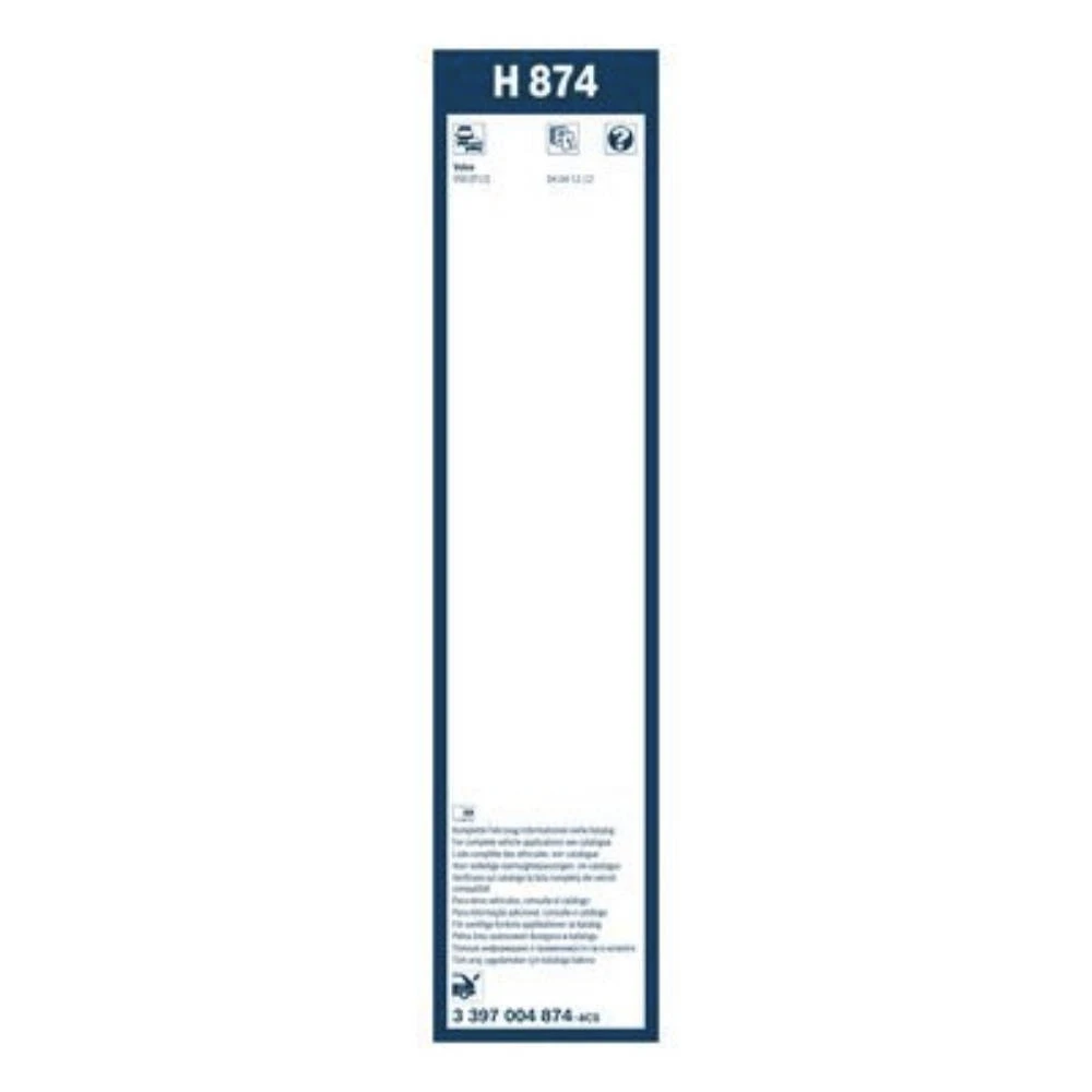 Rear wiper blade BOSCH Rear 340 mm for Ford Ka 1 1996-2008