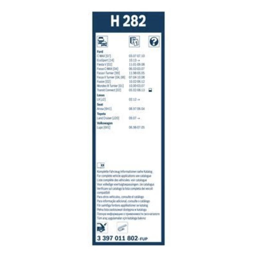 Tylna wycieraczka BOSCH Rear 280 mm do E.GO life 2018-2026