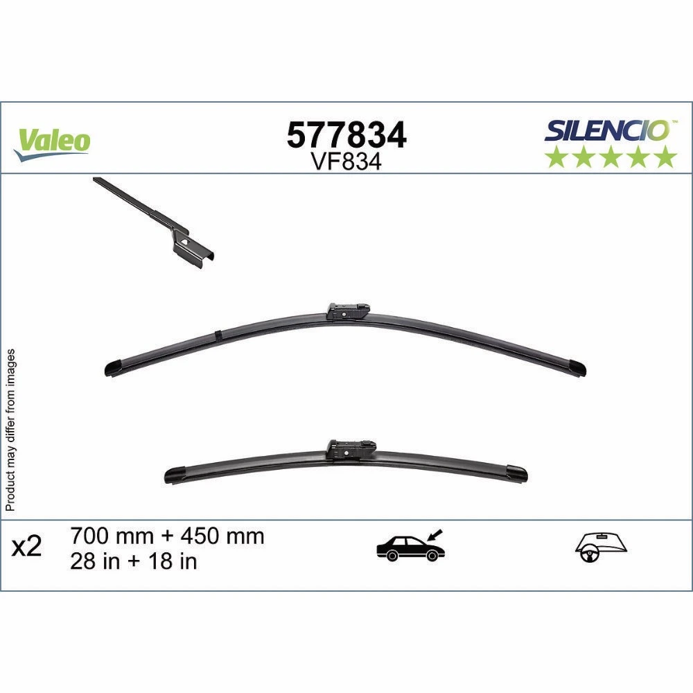 Дворники Valeo Silencio Flat для Volkswagen ID.4