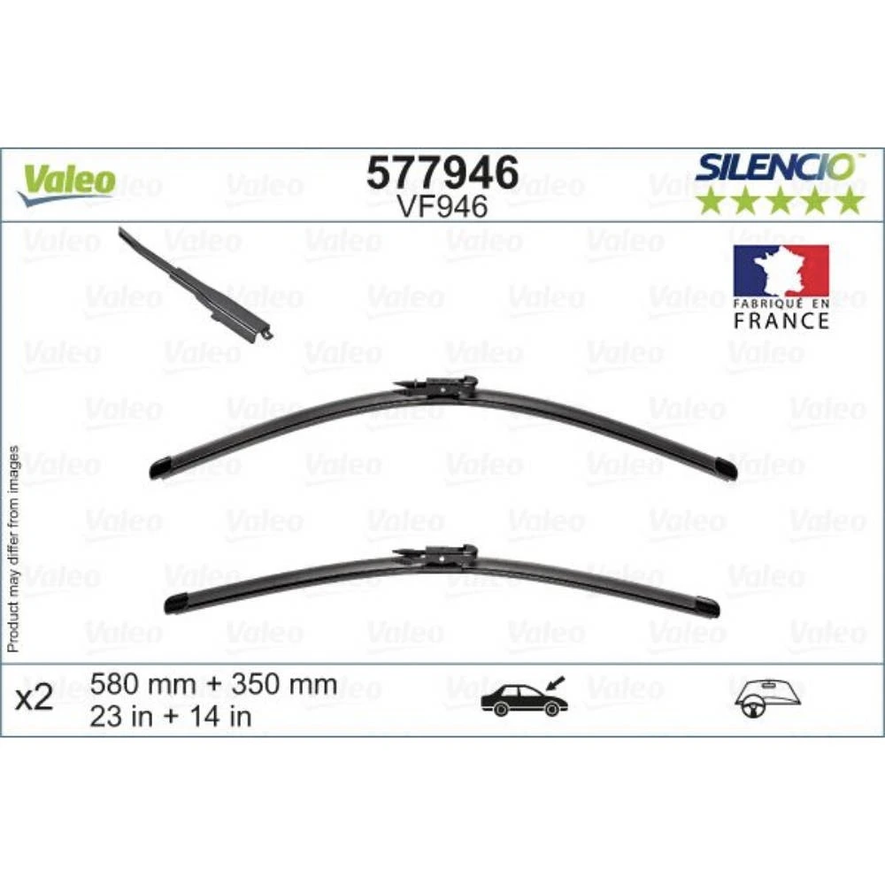 Wycieraczki Valeo Silencio Flat do Aston Martin Vanquish