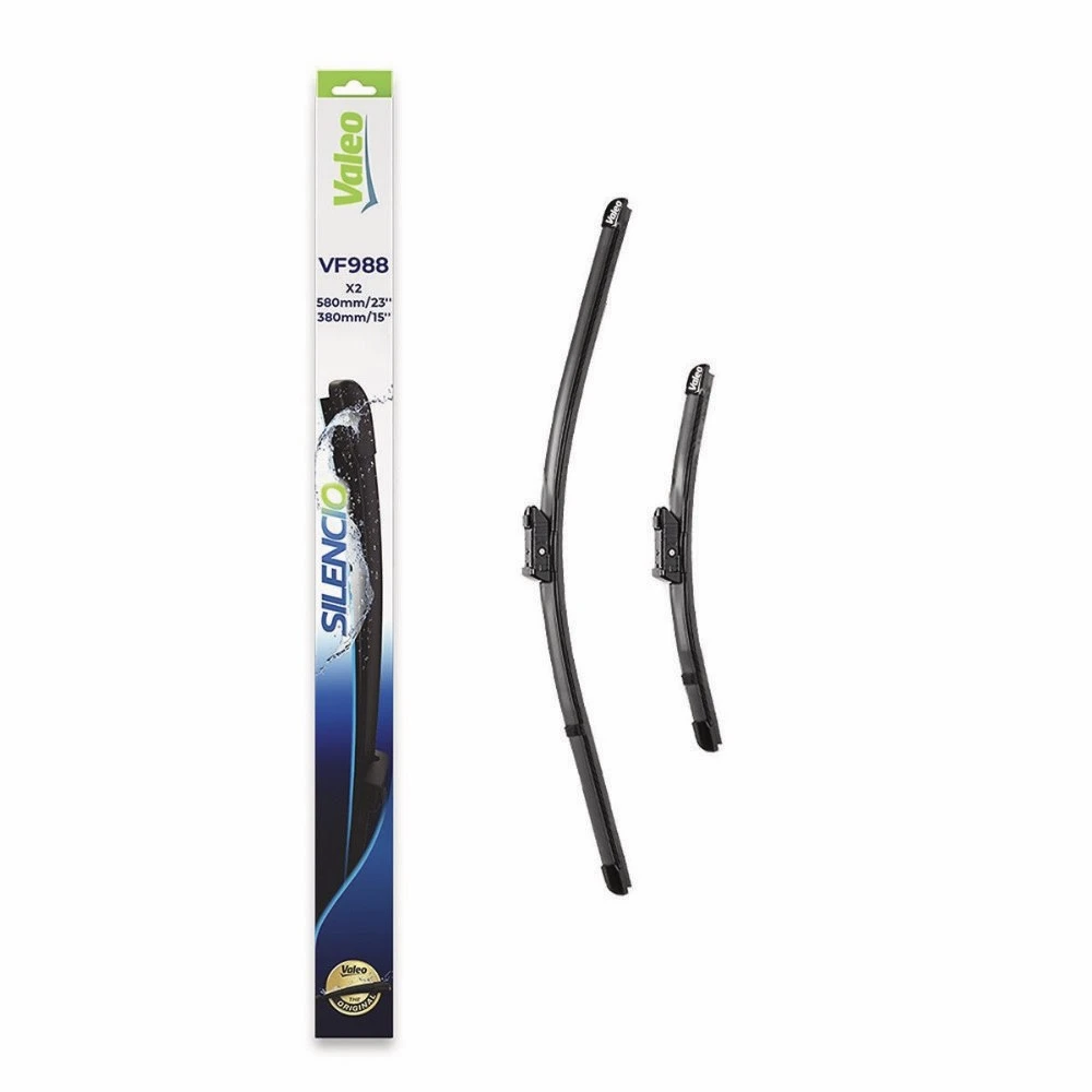 Komplet przednich wycieraczek Valeo Silencio Flat 580 & 380 mm do Lancia Musa 2007-2012