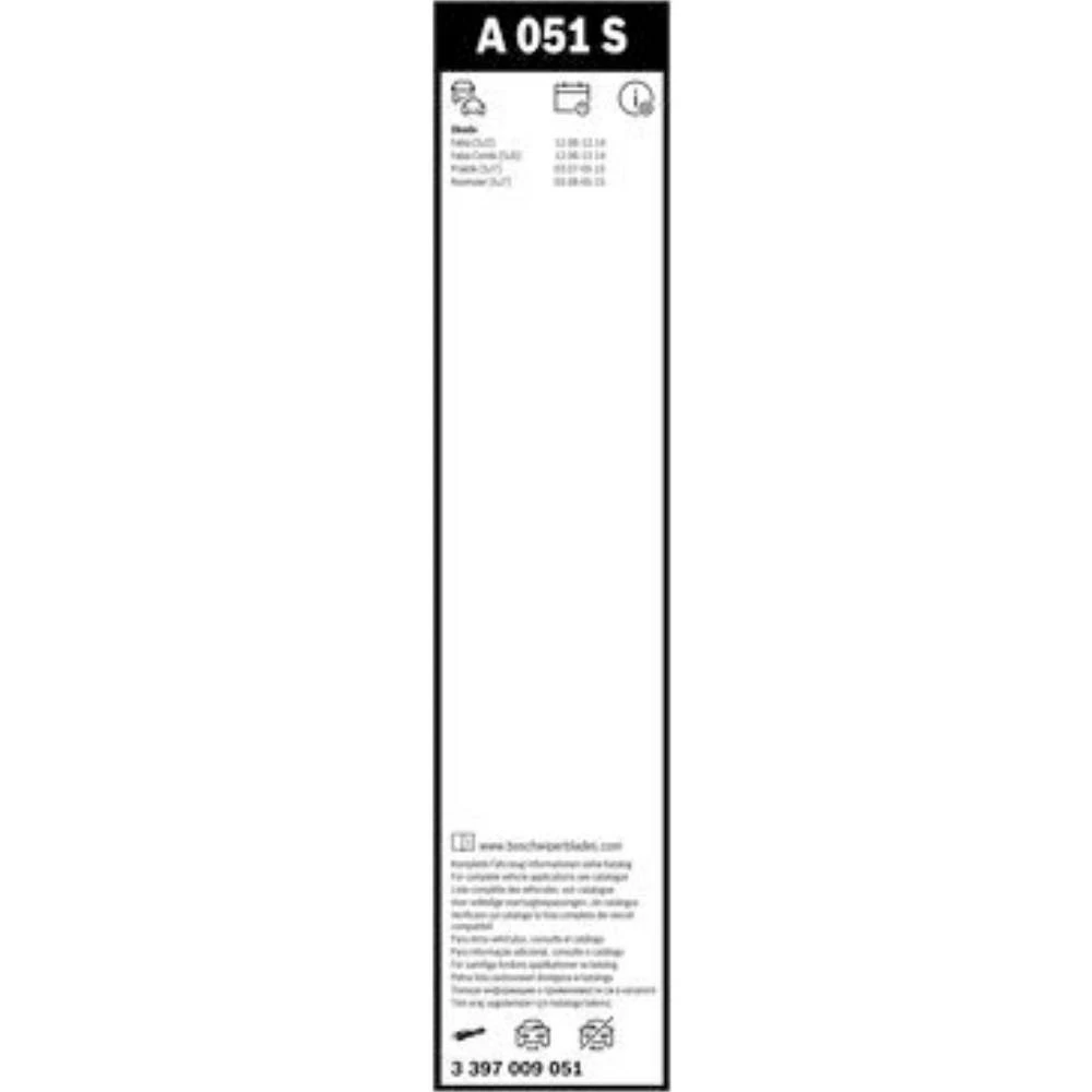 Komplet przednich wycieraczek BOSCH AeroTwin 530 & 530 mm do Skoda Fabia 2 2006-2013