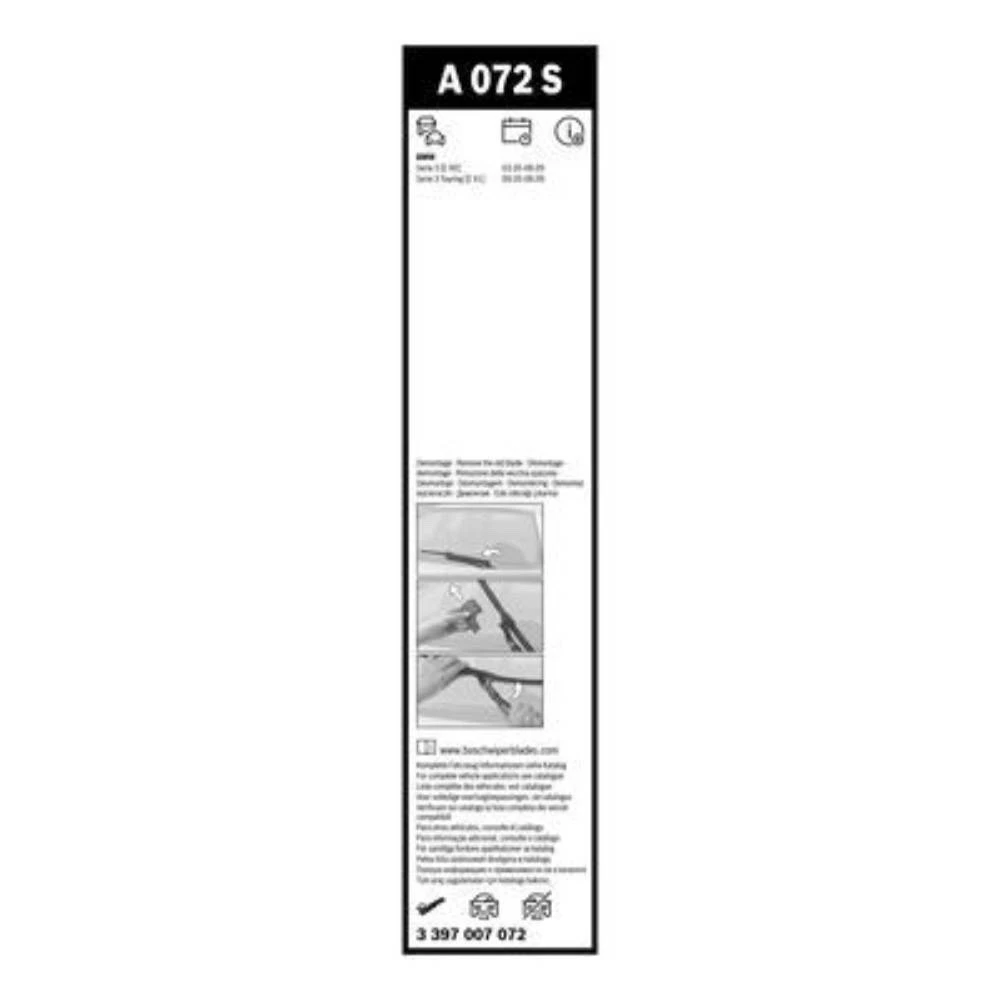 Komplet przednich wycieraczek BOSCH AeroTwin 600 & 475 mm do Alpina B3 | D3 2005-2009