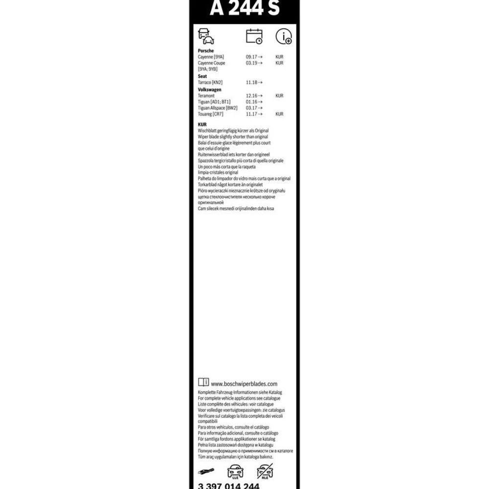 Komplet przednich wycieraczek BOSCH AeroTwin 625 & 550 mm do Polestar 4 2024-2026