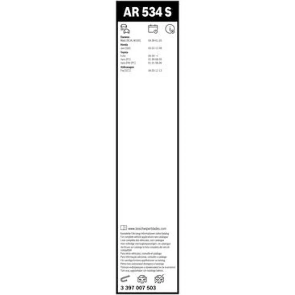 Komplet przednich wycieraczek BOSCH AeroTwin 530 & 380 mm do Toyota Yaris 1 1998-2006