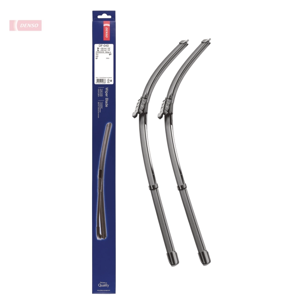 Komplet przednich wycieraczek Denso Flat 650 & 650 mm do SEAT Leon 2 2005-2009