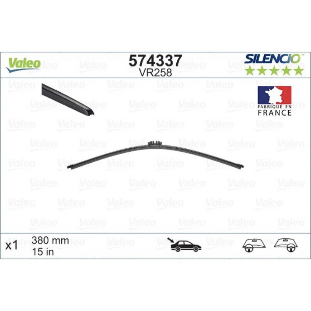 Rear wiper blade Valeo Silencio Rear 380 mm for BMW X5 2006-2012