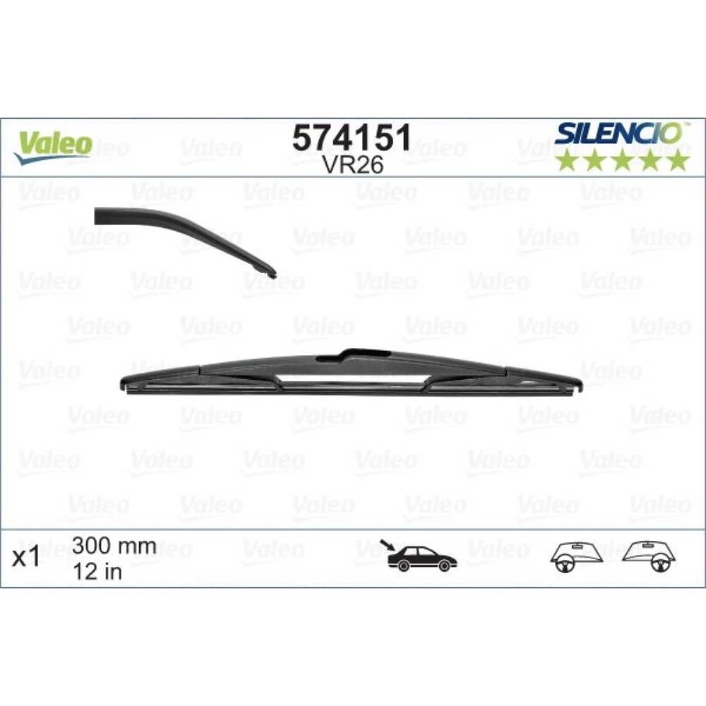 Tylna wycieraczka Valeo Silencio Rear 300 mm do Renault Duster 1 2009-2012