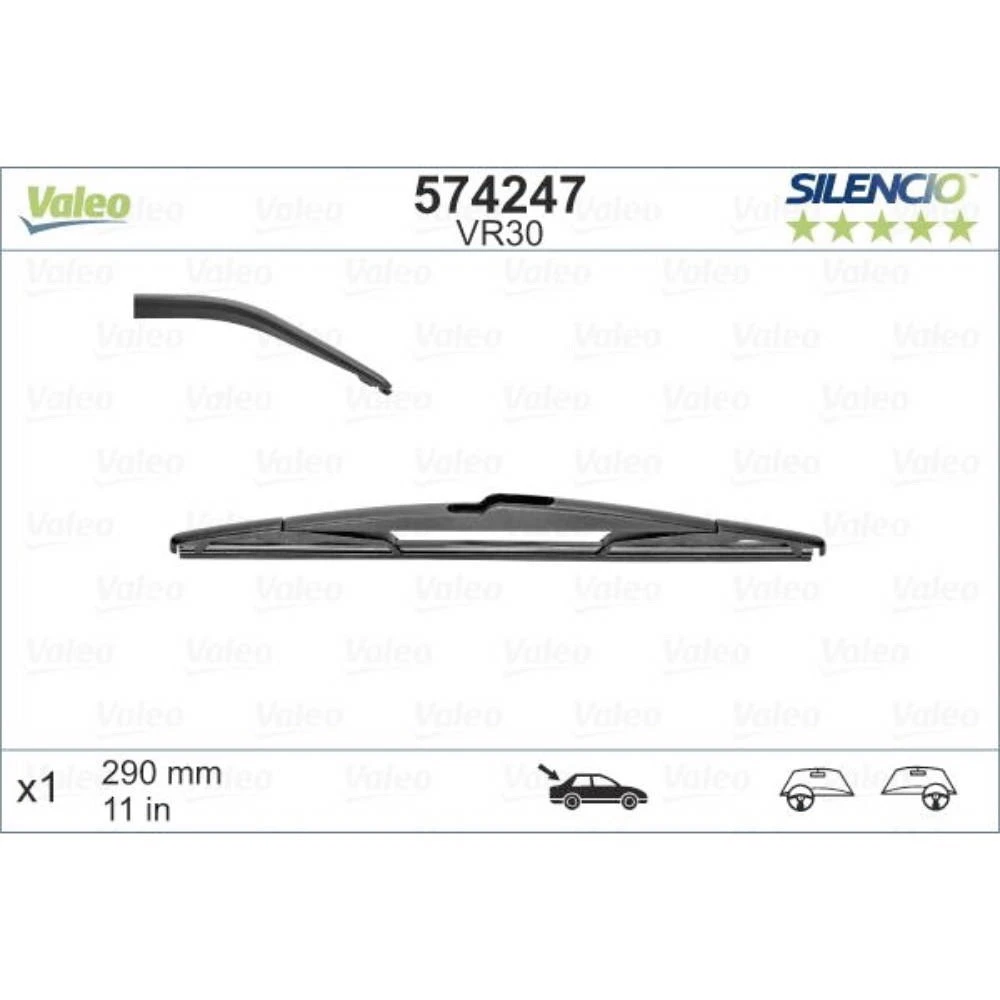 Tylna wycieraczka Valeo Silencio Rear 290 mm do MINI One 2004-2006
