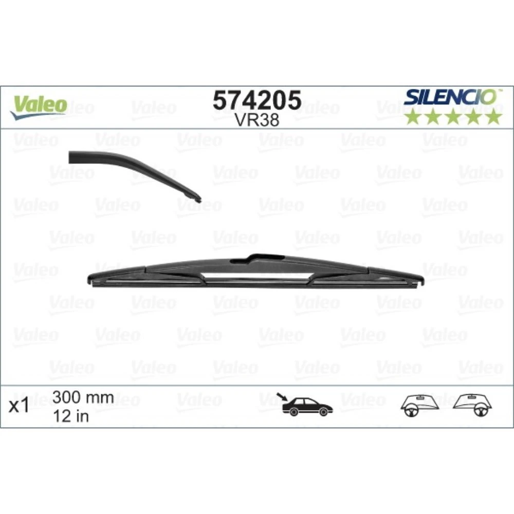 Komplet przednich wycieraczek Valeo Silencio Flat 650 & 475 mm do Lync & Co 900 2025-2026